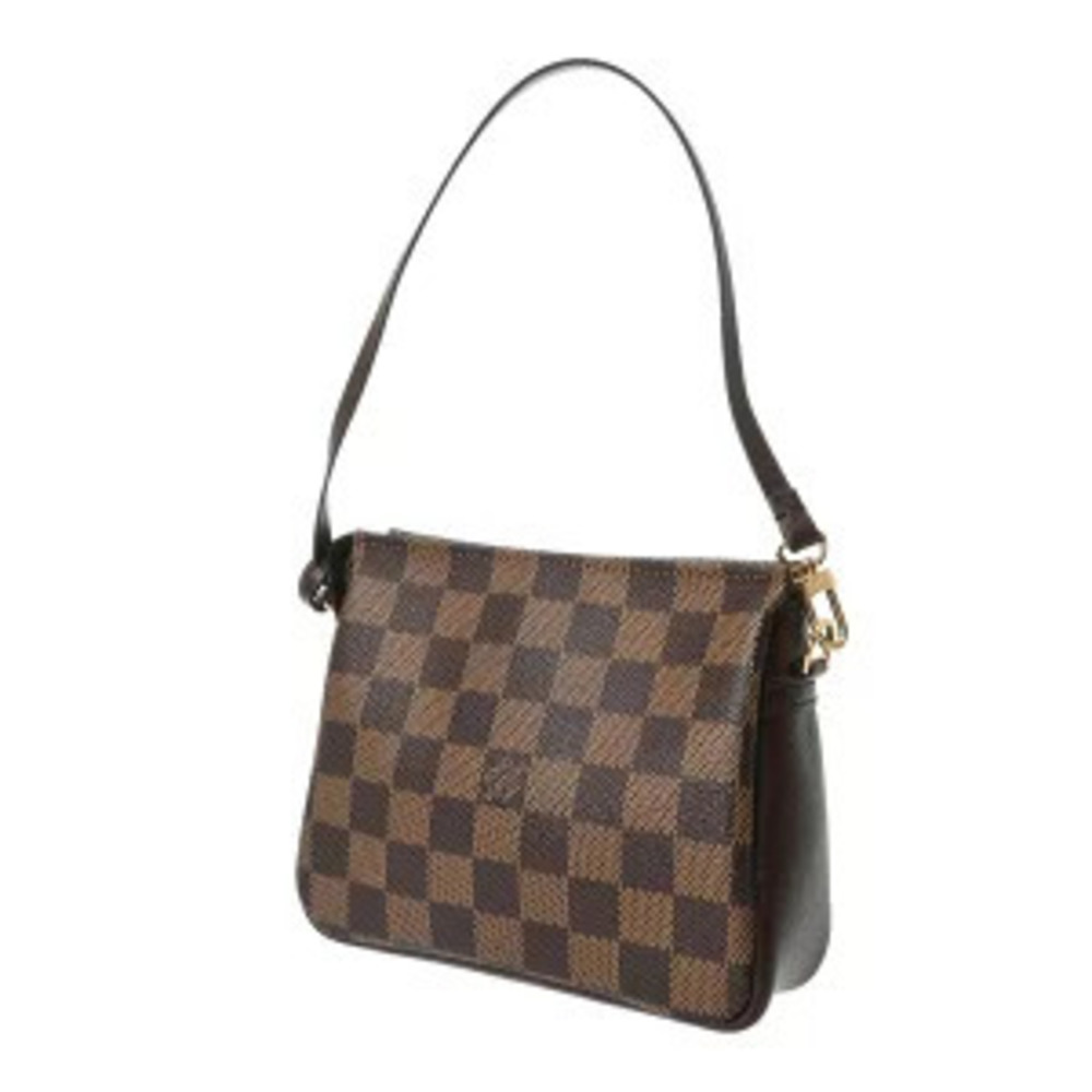 Louis Vuitton Canvas Accessory Pouch Damier Brown Makeup Trousse